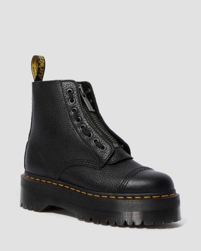 Botas Con Plataforma Dr Martens Sinclair Cuero Para Mujer DR8681U